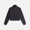 Kith Merch Black Quarter Zip Sweatshirt