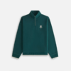Kith Merch Green Quarter Zip Sweatshirt