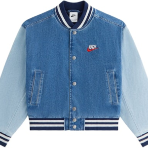 Kith Merch Nike Denim Varsity Jacket